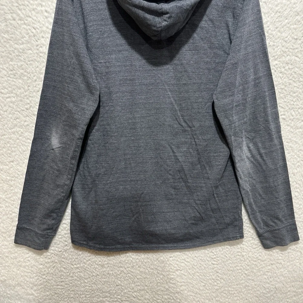 The North Face Hoodie Men's Size M Gray Standard Fit Tri-Blend Full‎ Zip USA